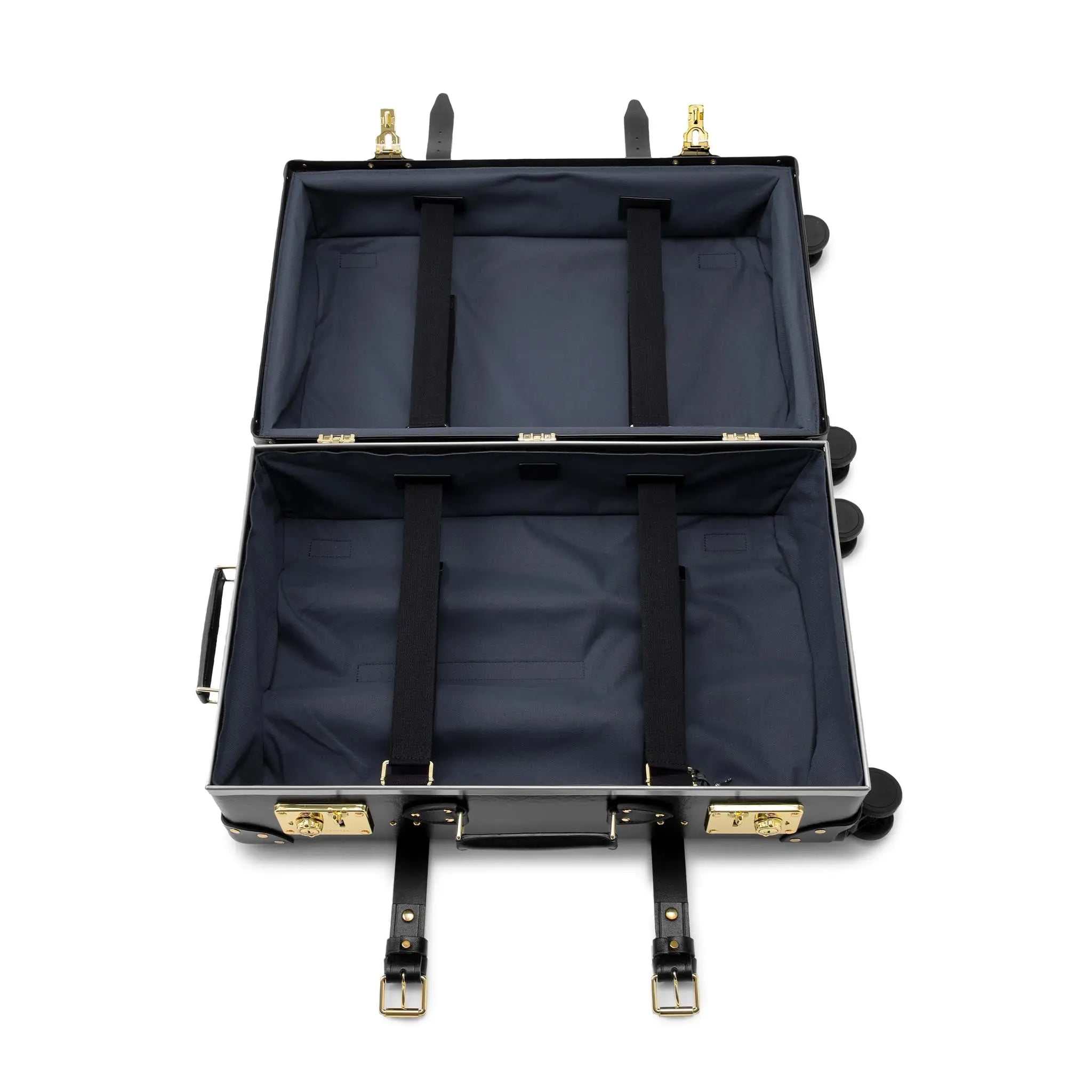 Centenary · Medium Check-In - 4 Wheels | Black/Black/Gold - GLOBE-TROTTER