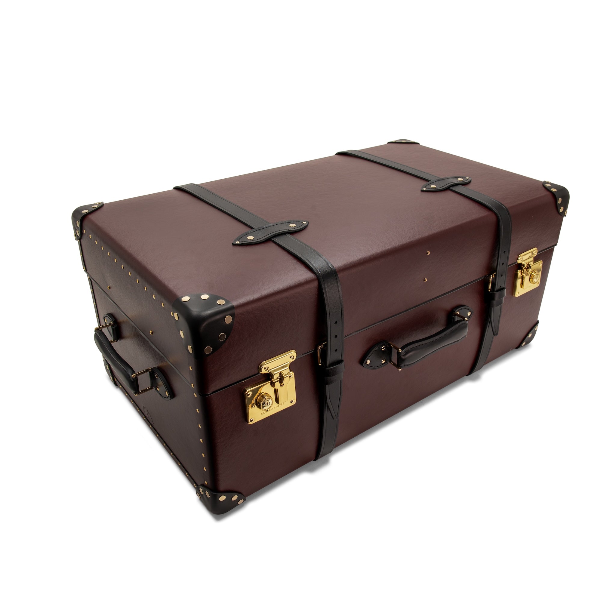 Centenary · Steamer Home Trunk | Oxblood/Black/Gold