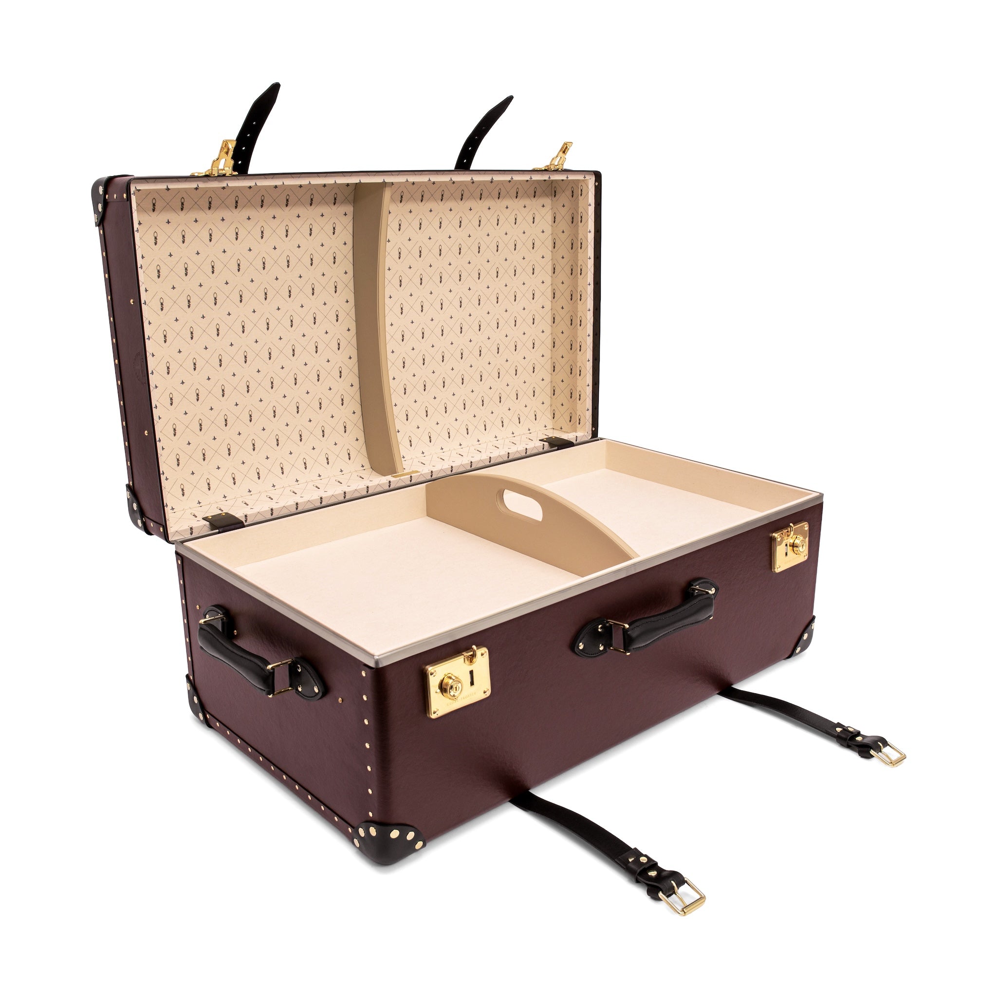 Centenary · Steamer Home Trunk | Oxblood/Black/Gold