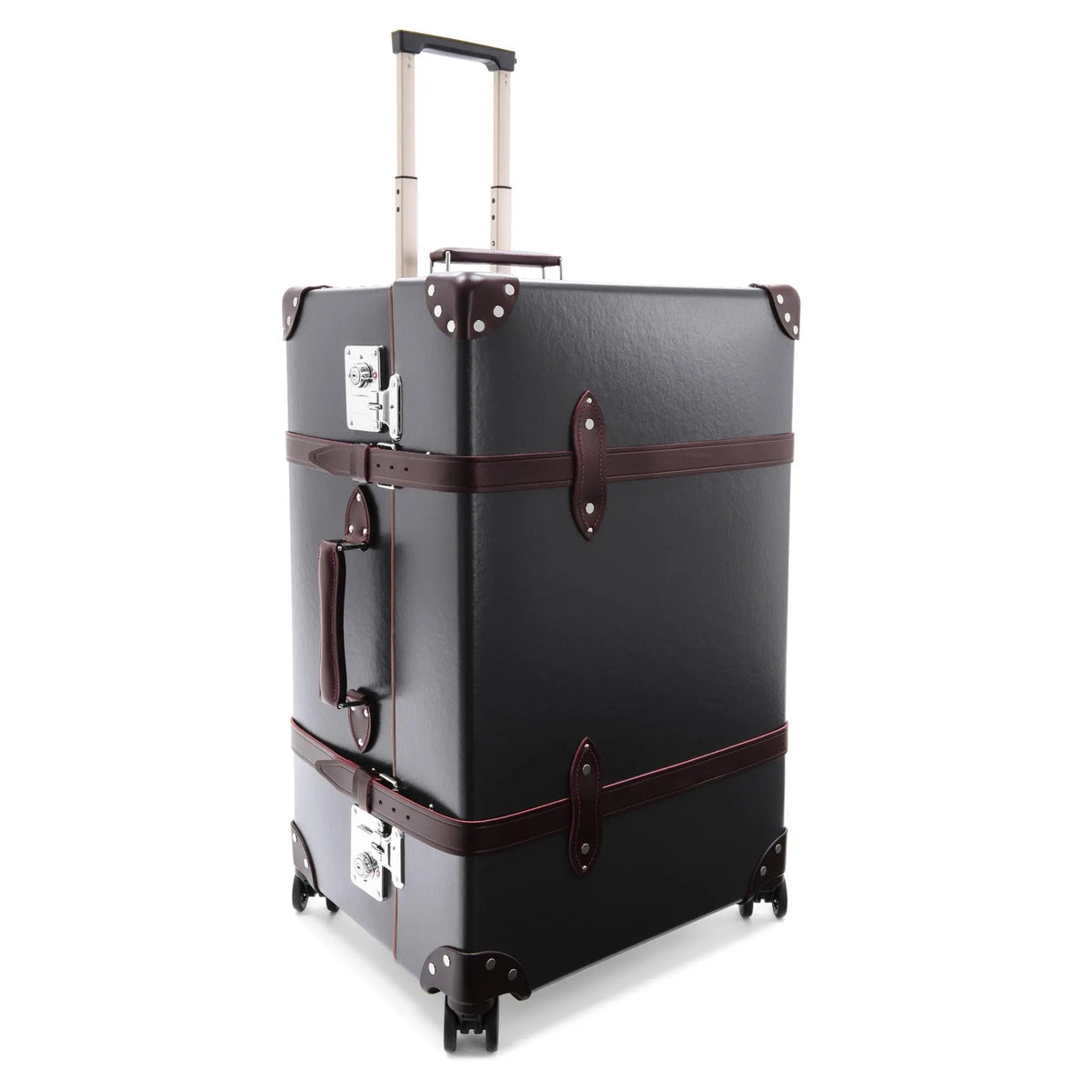 Centenary · XL Trunk - 4 Wheels | Brown/Burgundy/Chrome