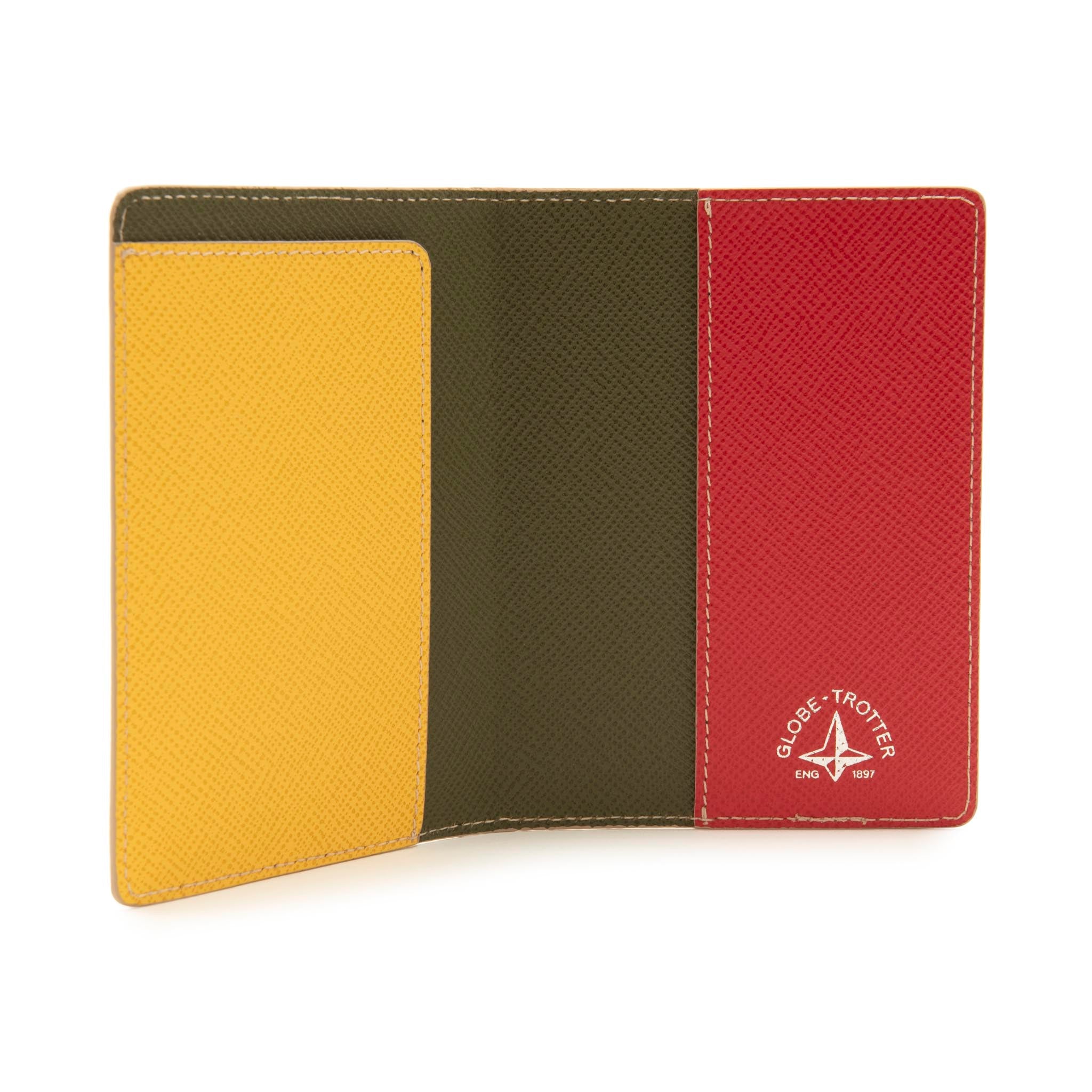 Jet · Passport Sleeve | Dark Green/Yellow/Red