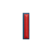 Alphabet · Leather Sticker | Red/Petrol Blue | I