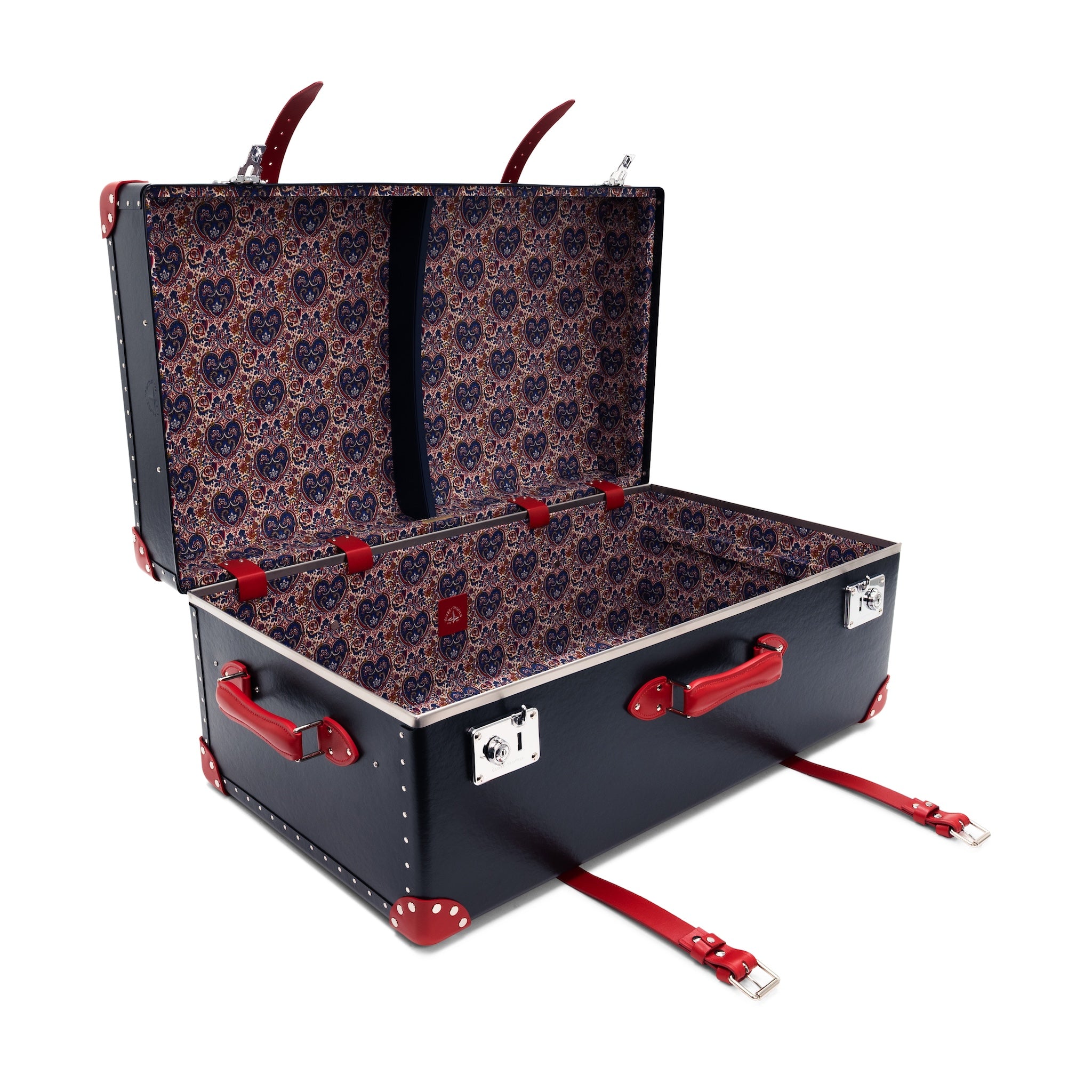 Centenary · Steamer Home Trunk | Navy/Red/Chrome
