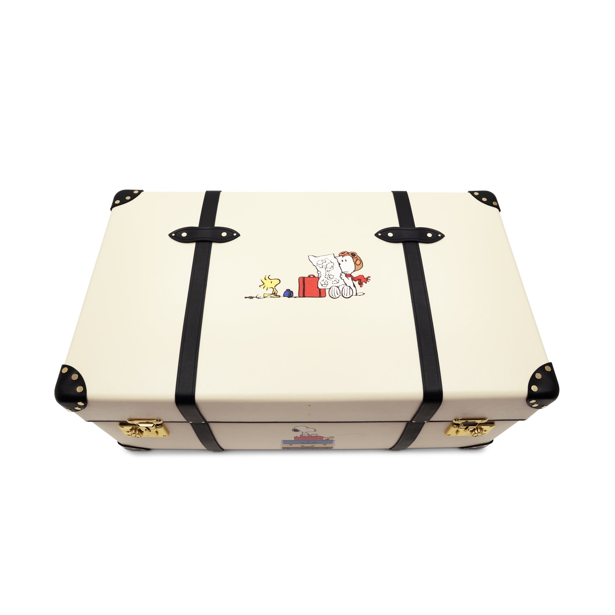 Peanuts · Steamer Home Trunk | Ivory/Navy/Gold