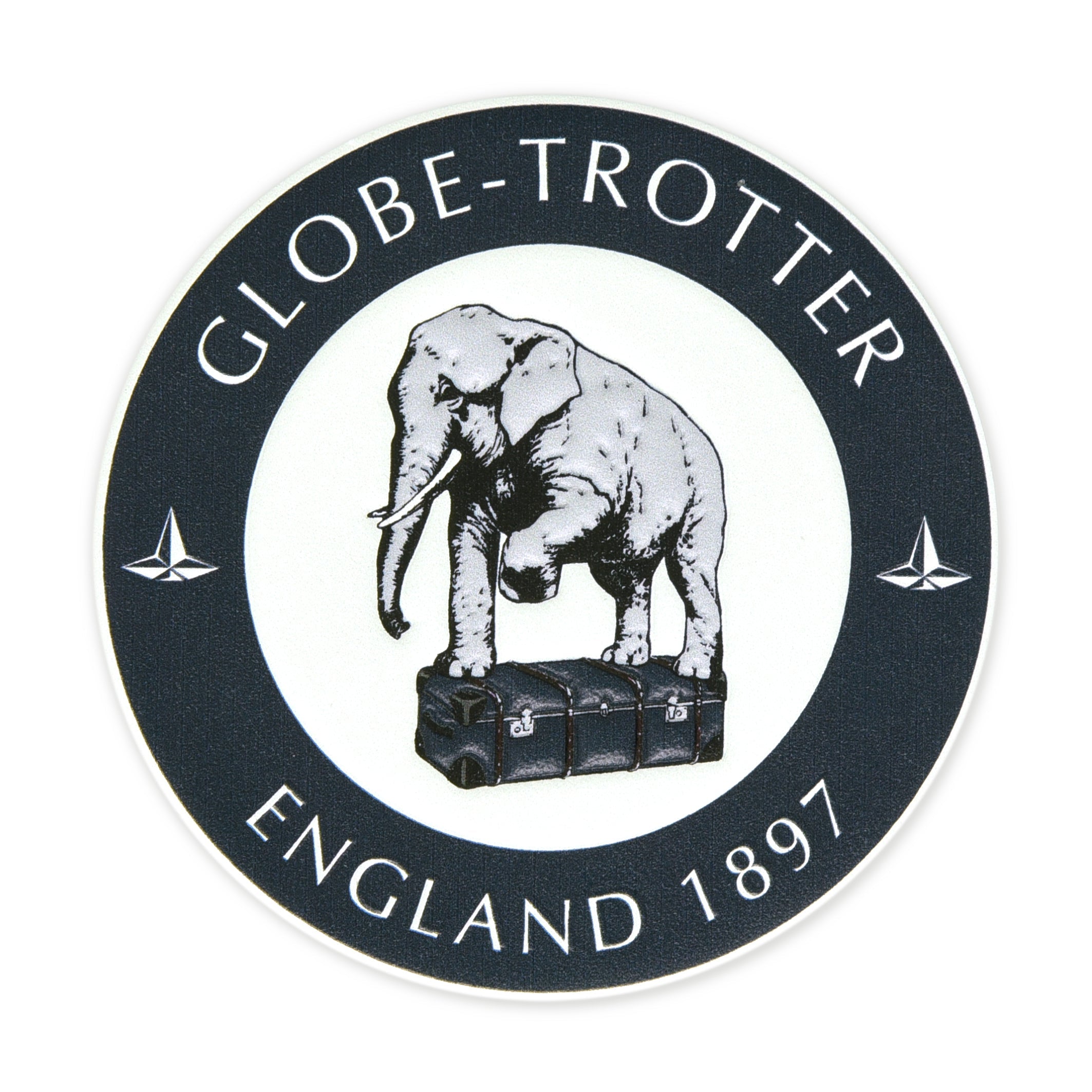 Leather Travel Sticker · Elephant John - GLOBE-TROTTER