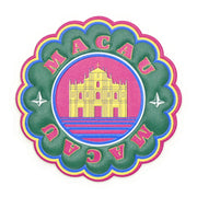 Leather Travel Sticker · Macau - GLOBE-TROTTER