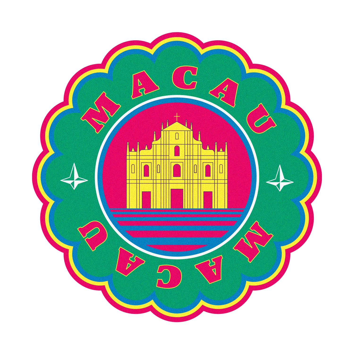 Leather Travel Stickers · Asia | 5 Sticker Set - GLOBE-TROTTER