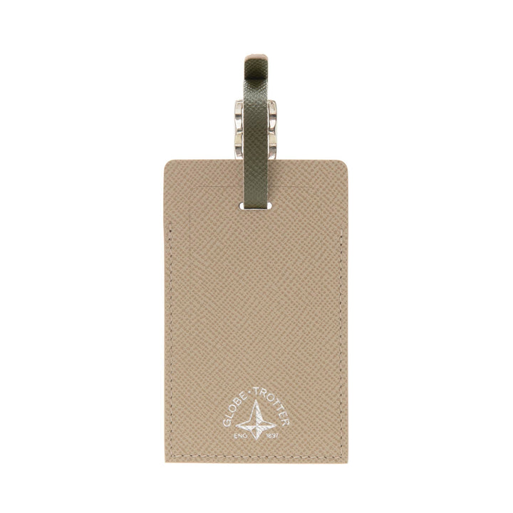 Jet · Large Luggage Tags | London Stone/Ivory/Dark Green/Chrome