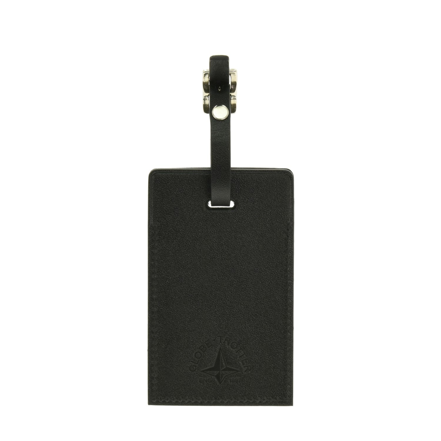 Globe-Trotter | Luggage Tag | Red/Brass | Luxury Luggage Tag