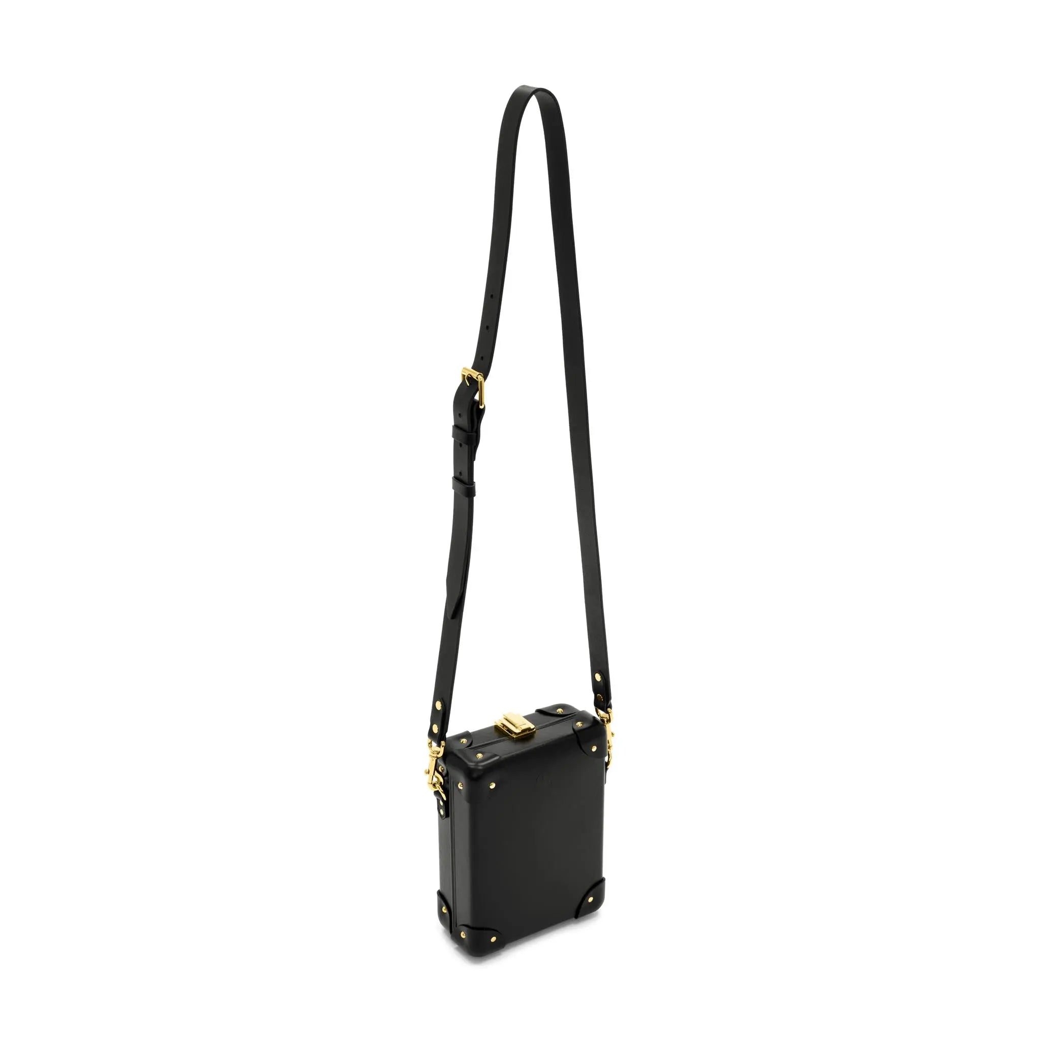 Centenary · Messenger Case | Black/Black/Gold - GLOBE-TROTTER