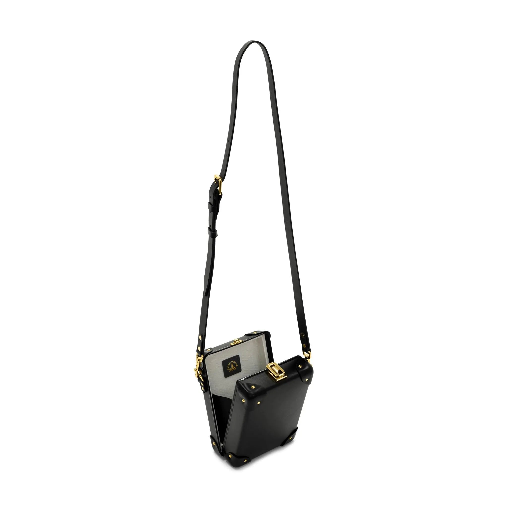 Centenary · Messenger Case | Black/Black/Gold - GLOBE-TROTTER