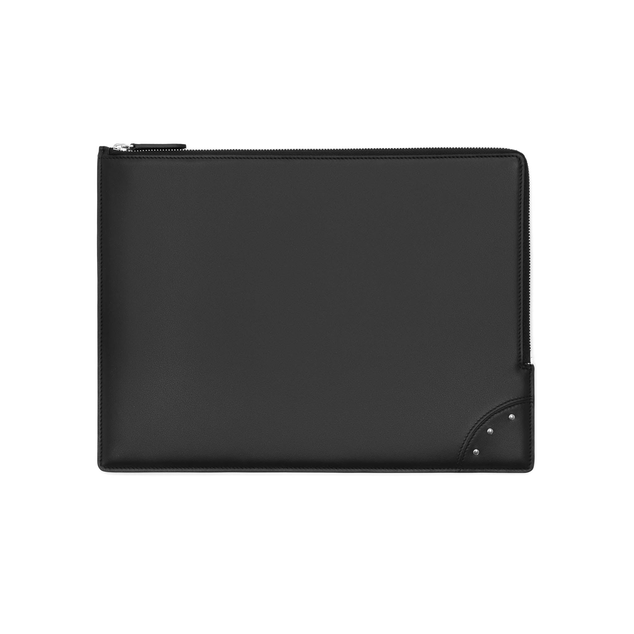 Metropolis · A4 Document Holder | Black/Chrome