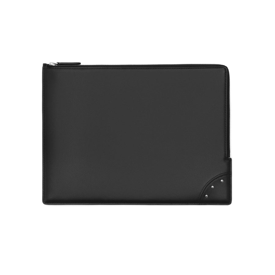 Metropolis · A4 Document Holder | Black/Chrome – first image