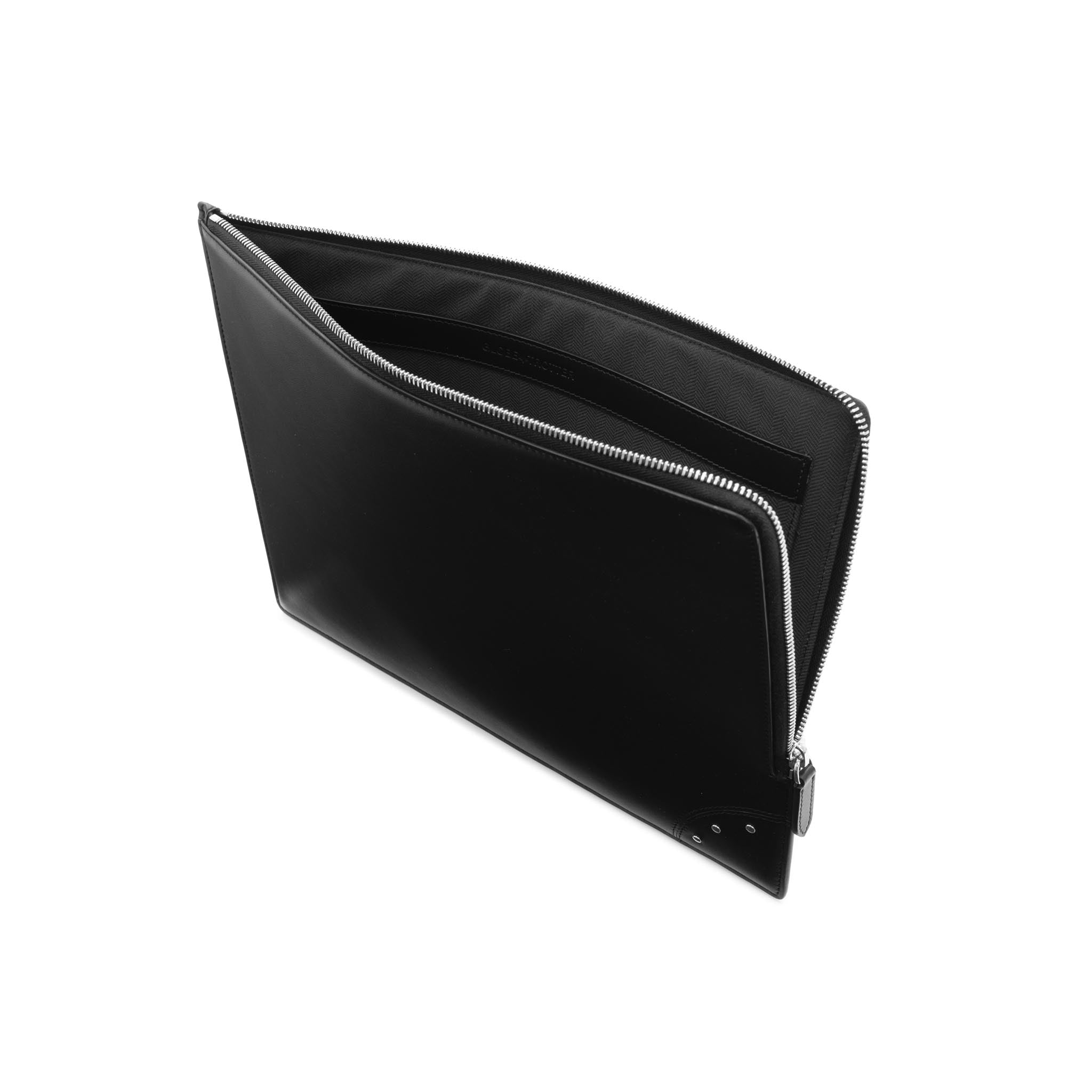 Metropolis · A4 Document Holder | Black/Chrome