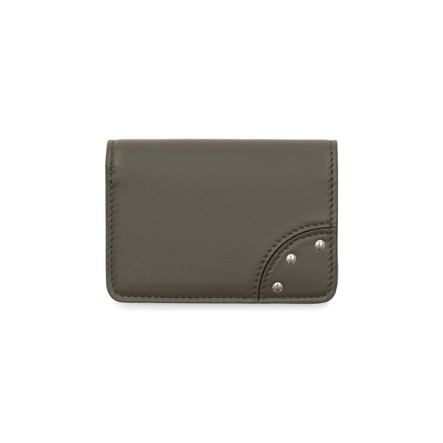 Metropolis · Business Card Holder | Olive/Chrome – first image