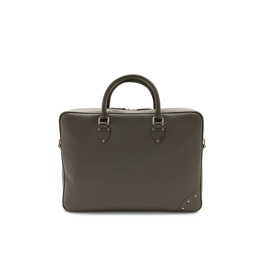 Metropolis · Laptop Case | Olive/Chrome – first image