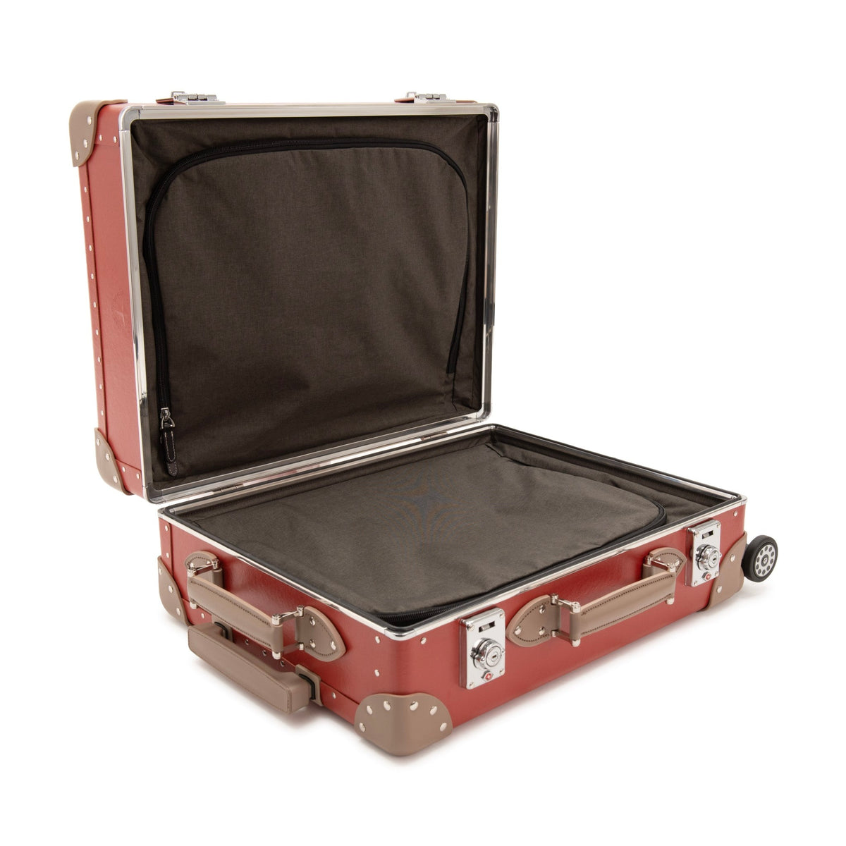 Metropolis · Carry-On | Red/Moss/Chrome