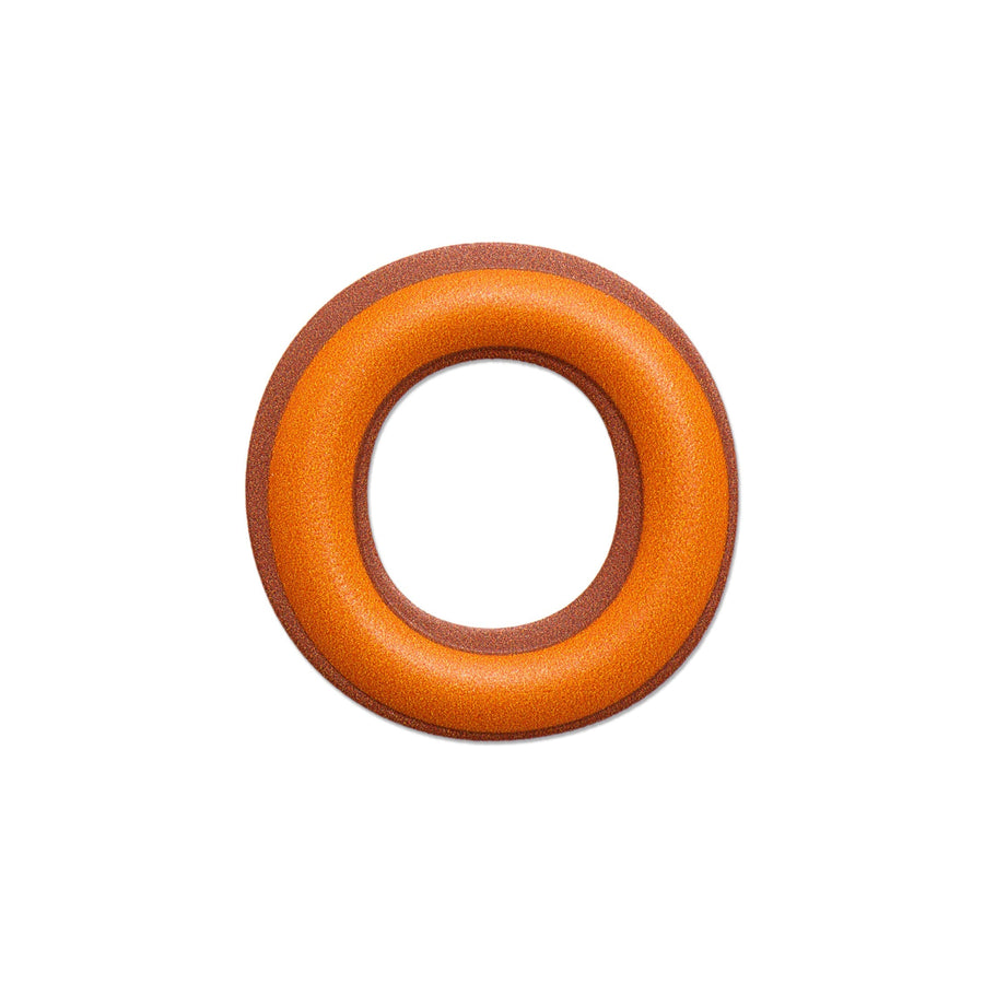 Alphabet · Leather Sticker | Orange/Brown | O – first image