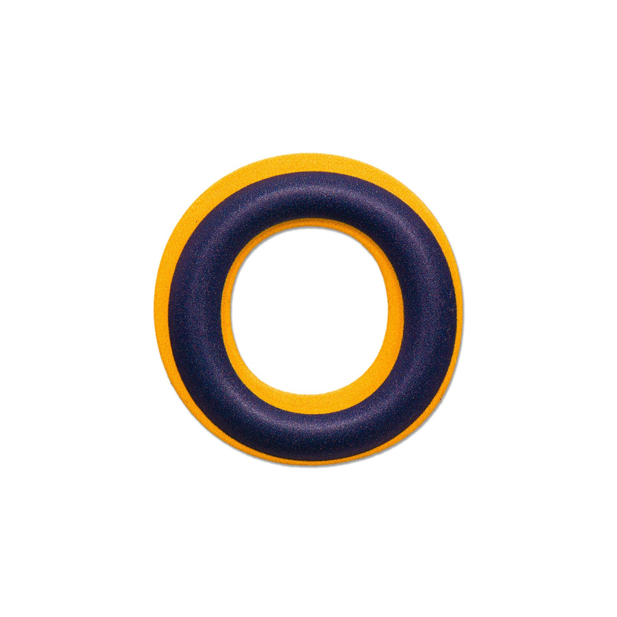 Alphabet · Leather Sticker | Yellow/Dark Blue | O – first image
