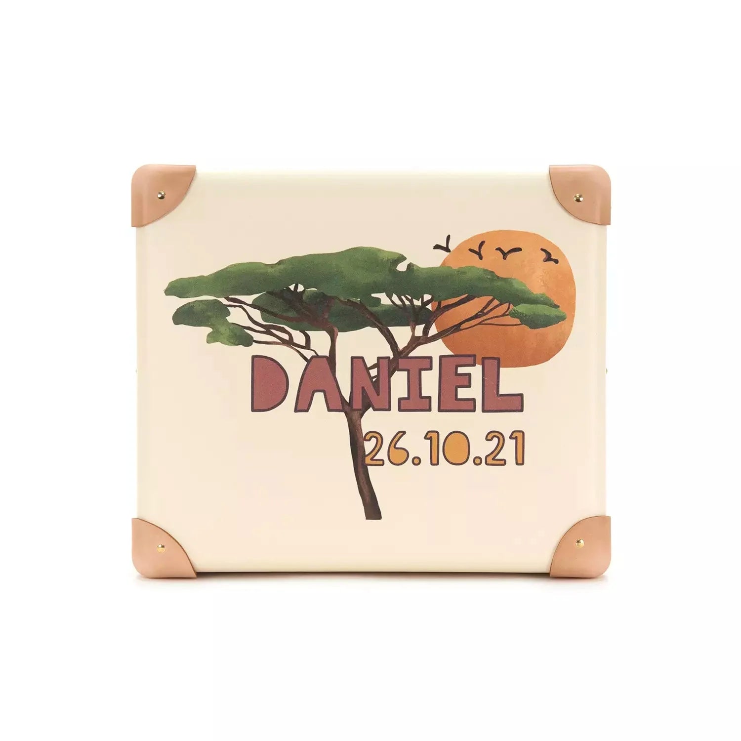 Occasions · Custom Children's Keepsake Box | Safari - Ivory/Natural - GLOBE-TROTTER