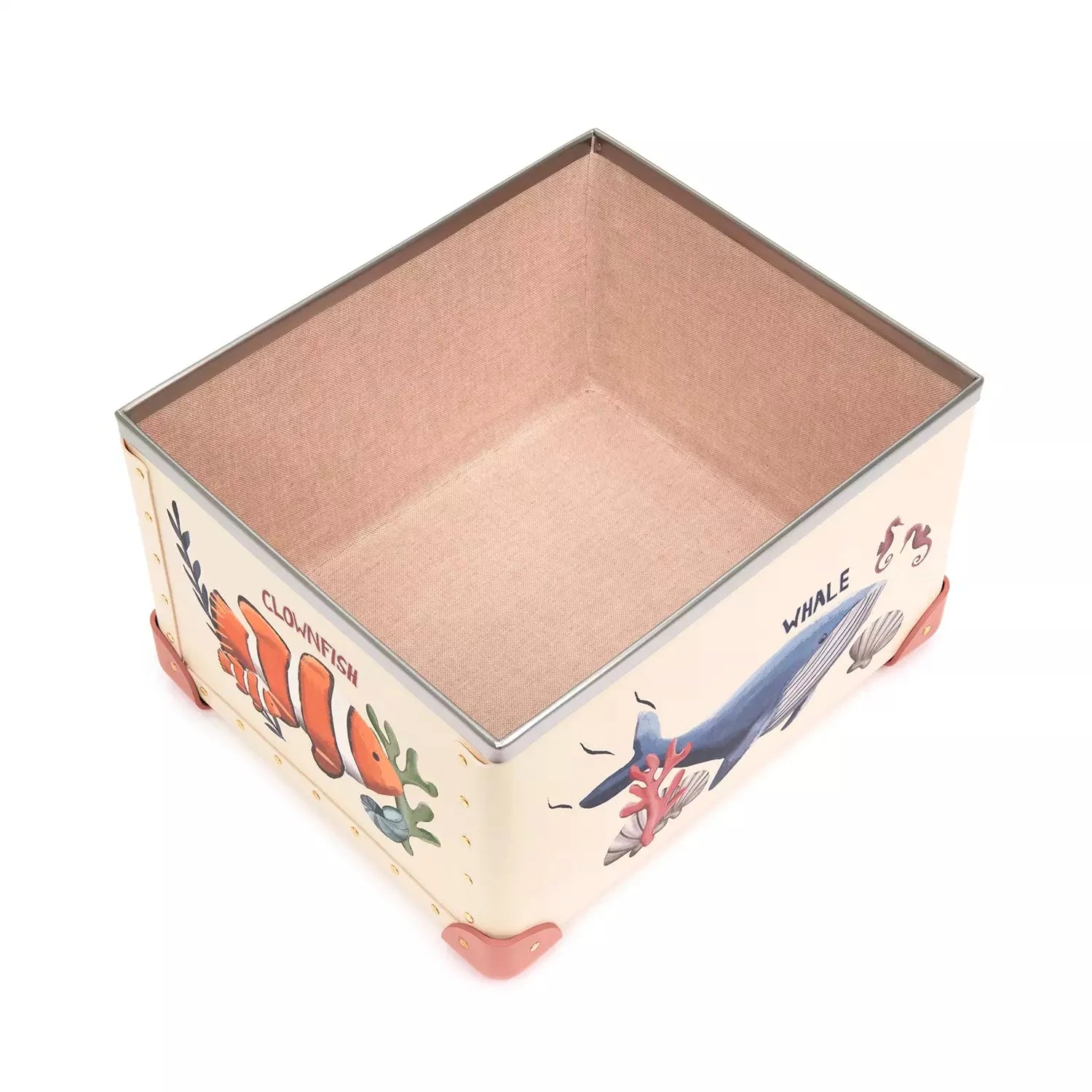 Occasions · Custom Children's Keepsake Box | Sea Life - Ivory/Desert Rose - GLOBE-TROTTER