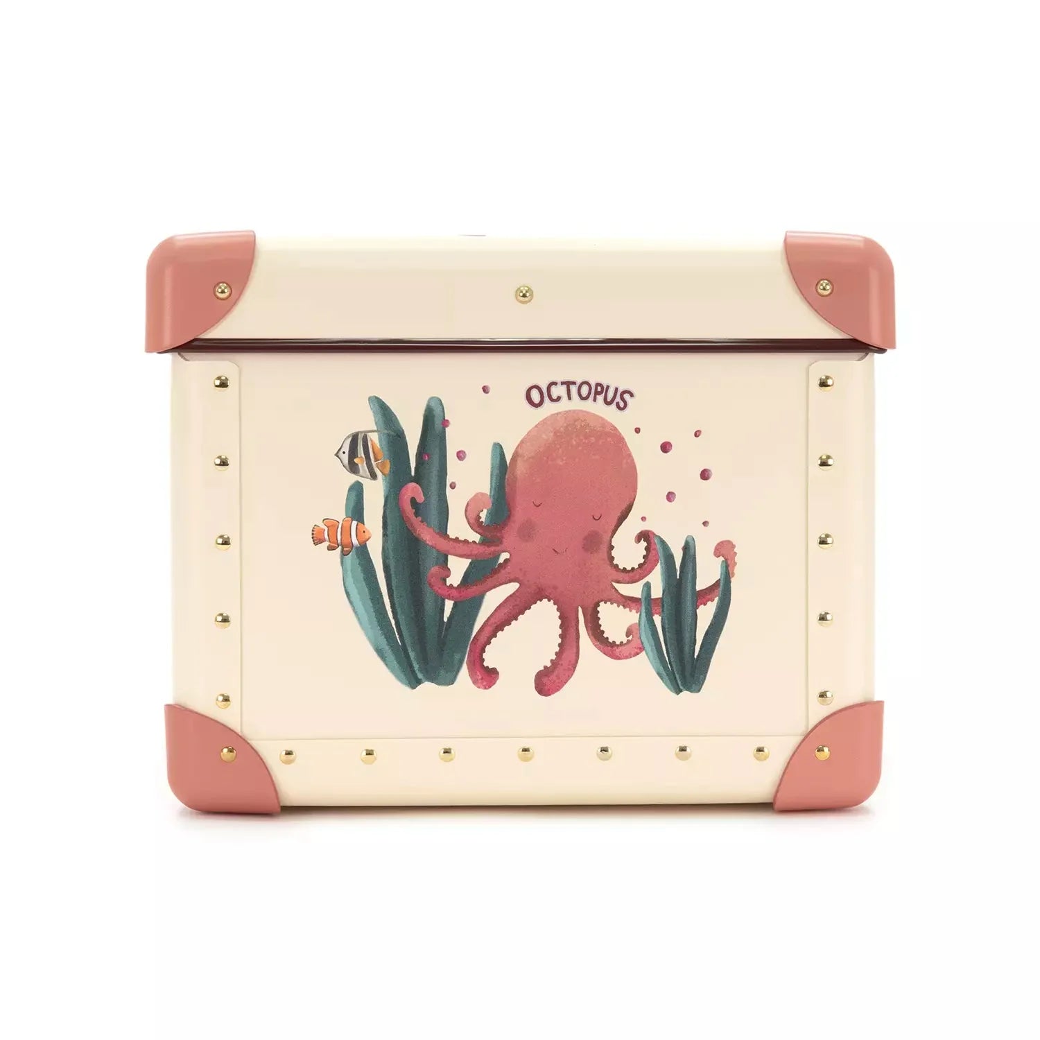 Occasions · Custom Children's Keepsake Box | Sea Life - Ivory/Desert Rose - GLOBE-TROTTER