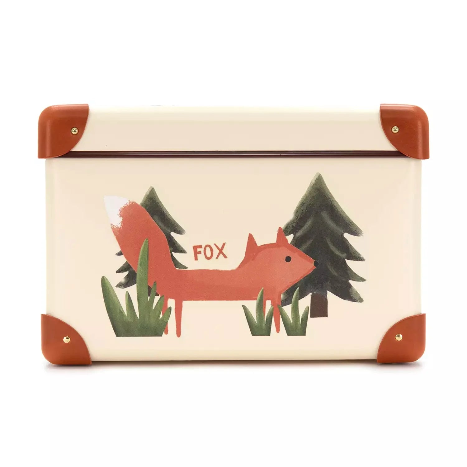 Occasions · Custom Children's Keepsake Box | Woodland - Ivory/Orange - GLOBE-TROTTER