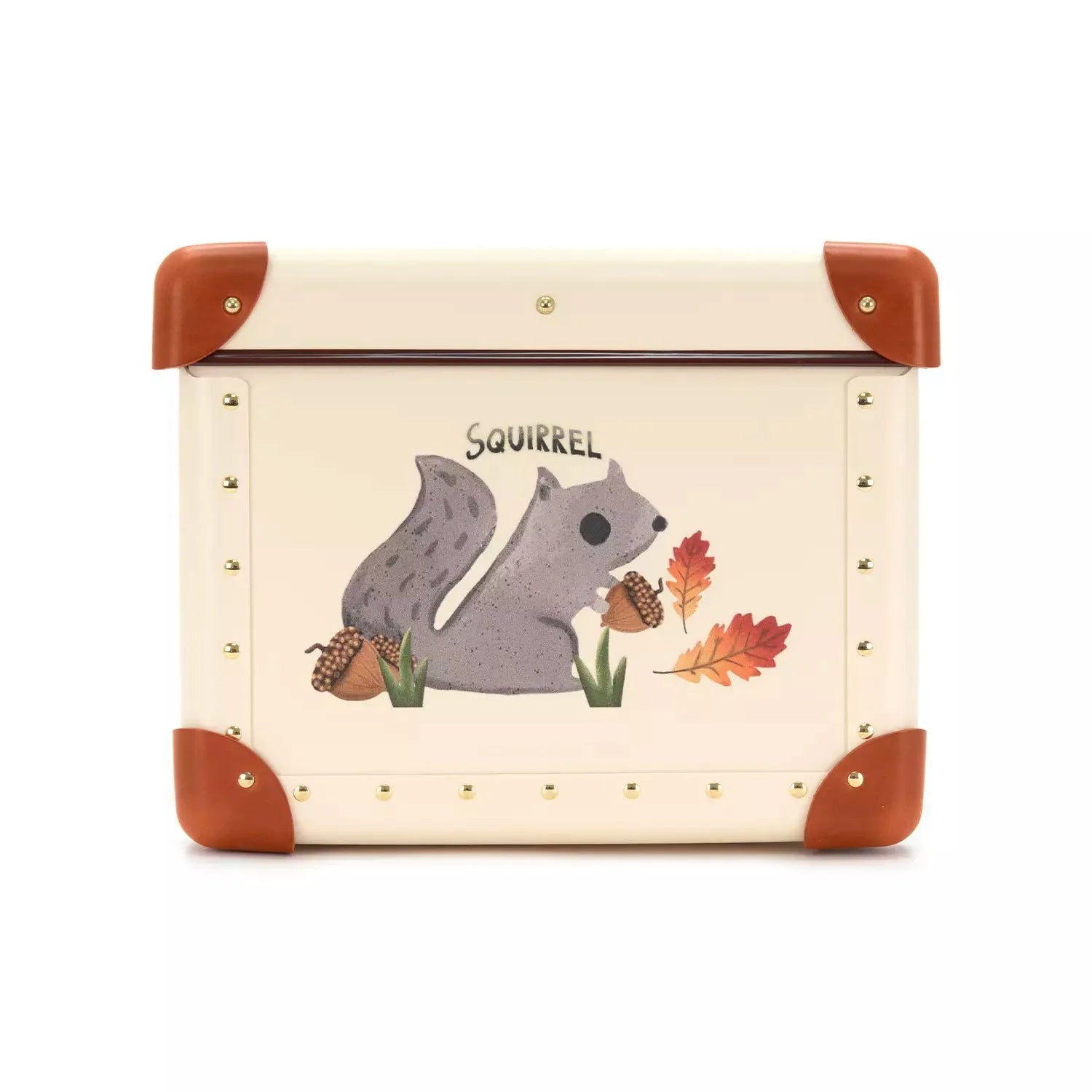 Occasions · Custom Children's Keepsake Box | Woodland - Ivory/Orange - GLOBE-TROTTER