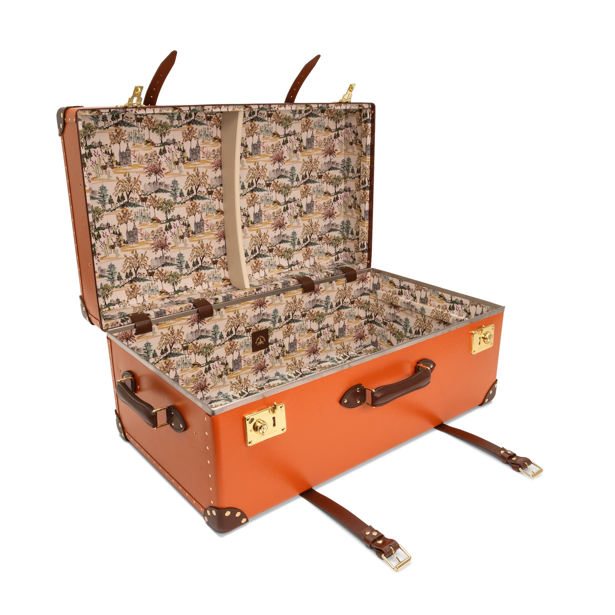 Centenary · Steamer Home Trunk | Marmalade/Brown/Gold