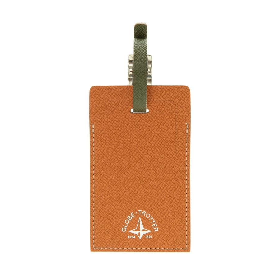 Jet · Luggage Tag | Orange/Teal/Chrome – first image