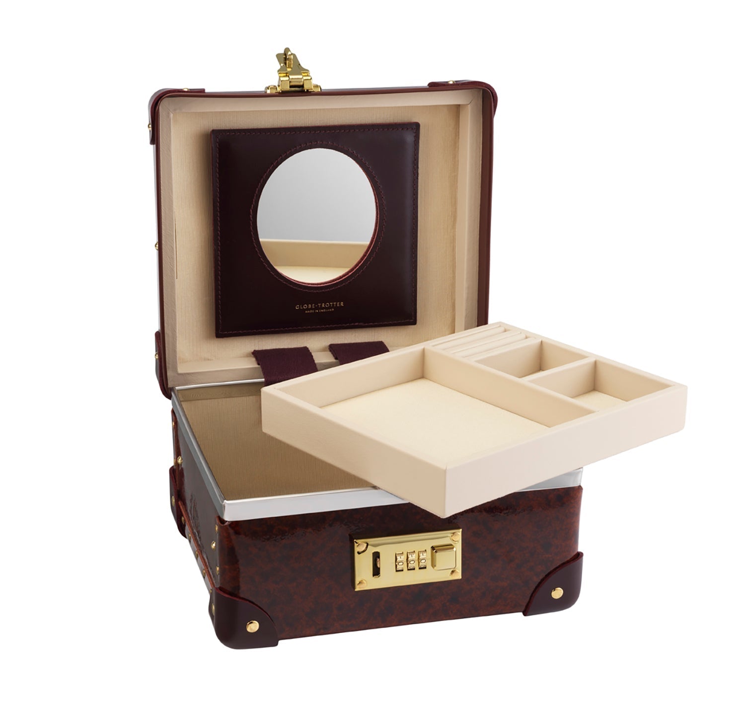 Orient · Jewellery Case | Urushi/Burgundy - GLOBE-TROTTER