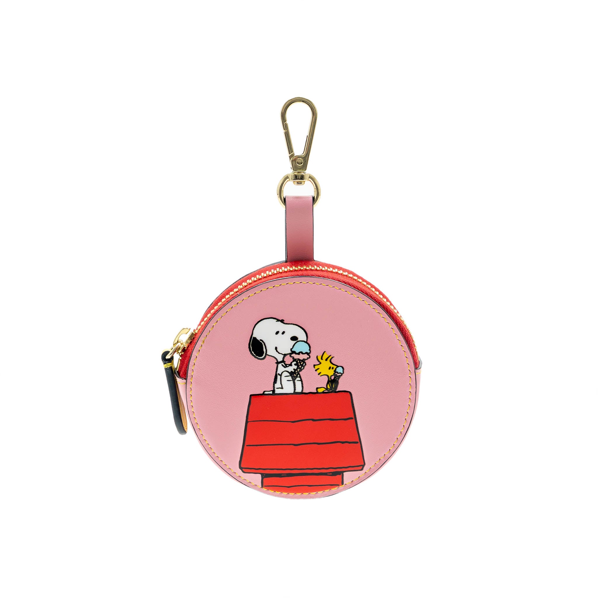 Peanuts · Round Coin Purse | Pink