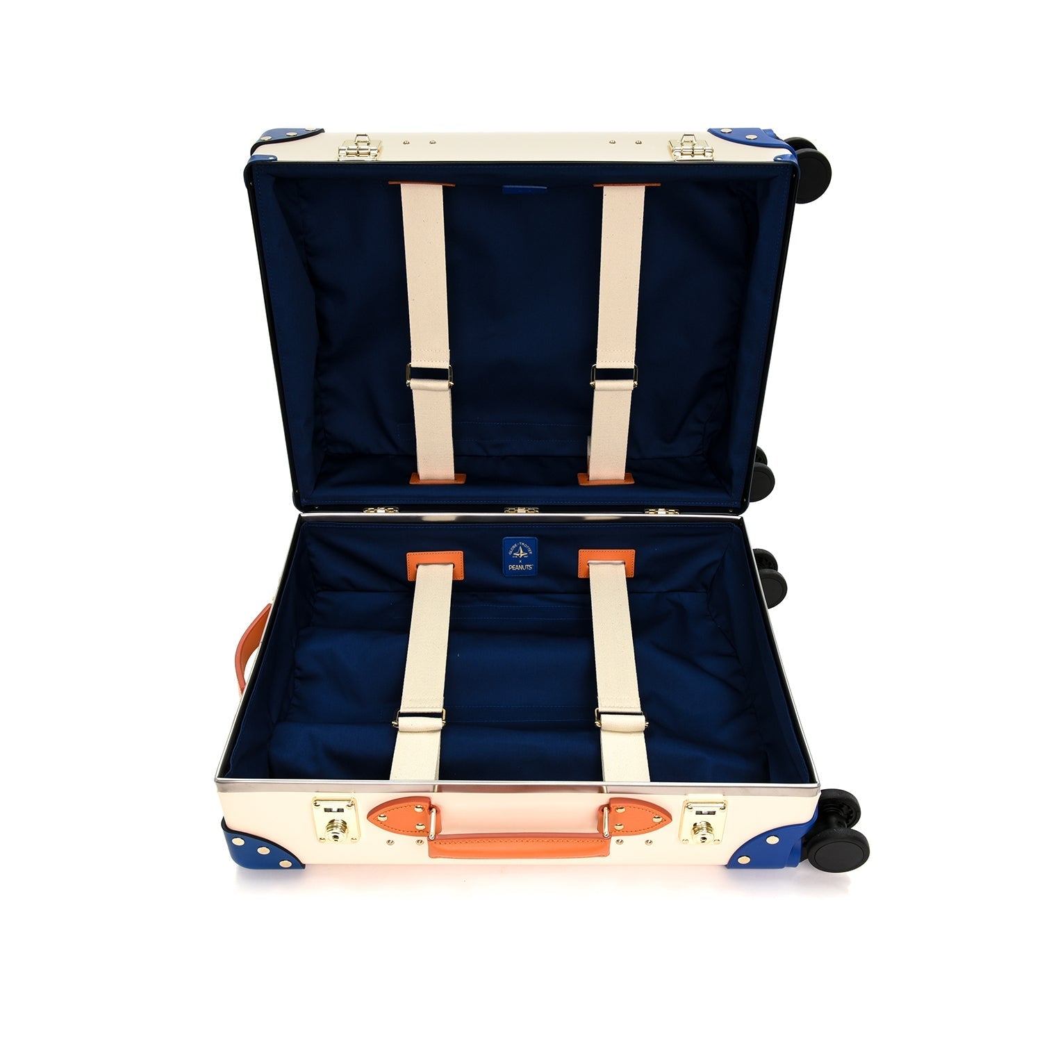 Peanuts · Carry-On - 4 Wheels | Ivory/Blue - GLOBE-TROTTER