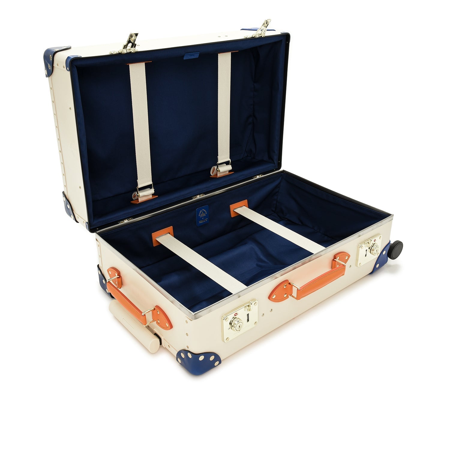 Peanuts · Medium Check-In - 4 Wheels | Ivory/Blue - GLOBE-TROTTER