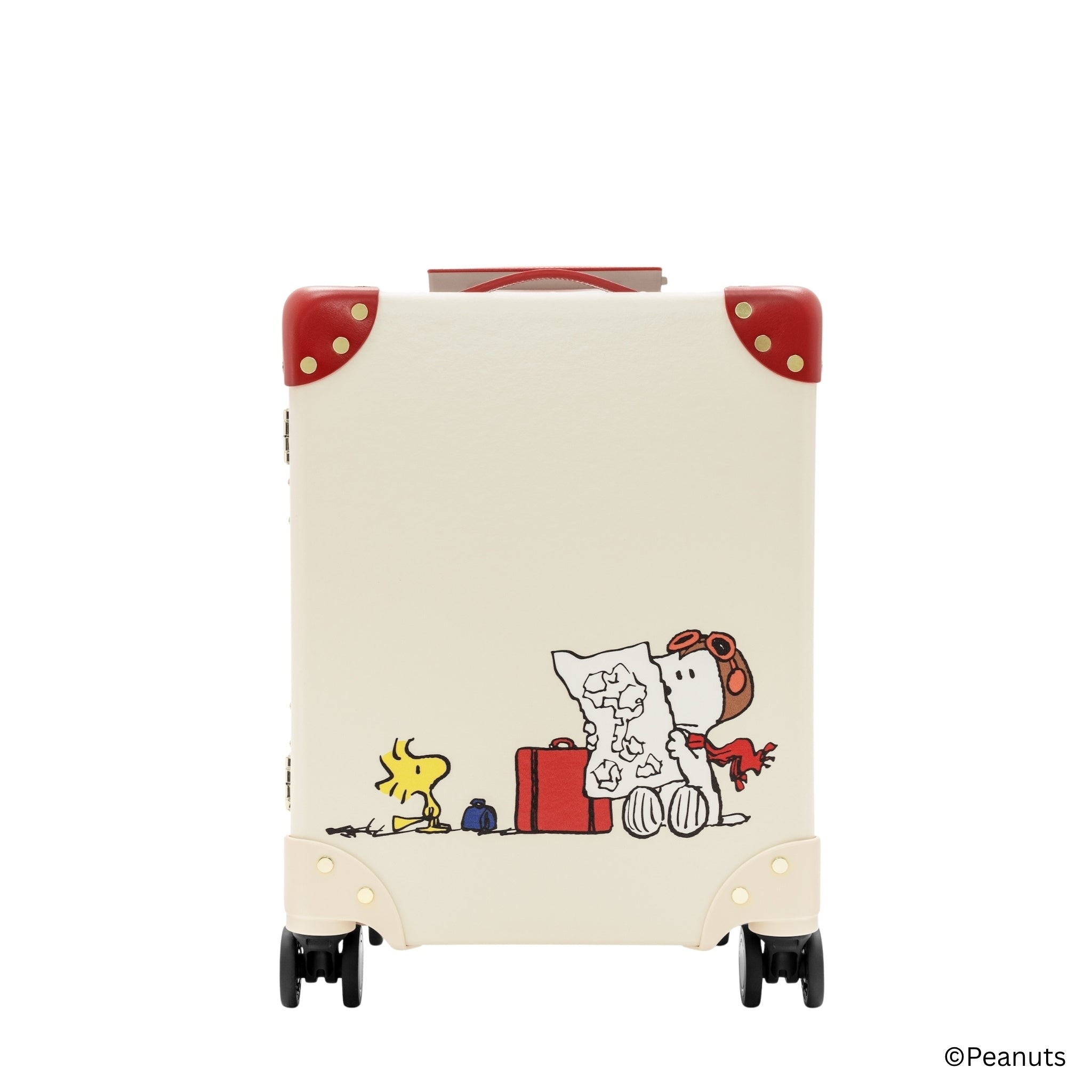 Peanuts · Mini Carry-On - 4 Wheels | Ivory/Red/Gold