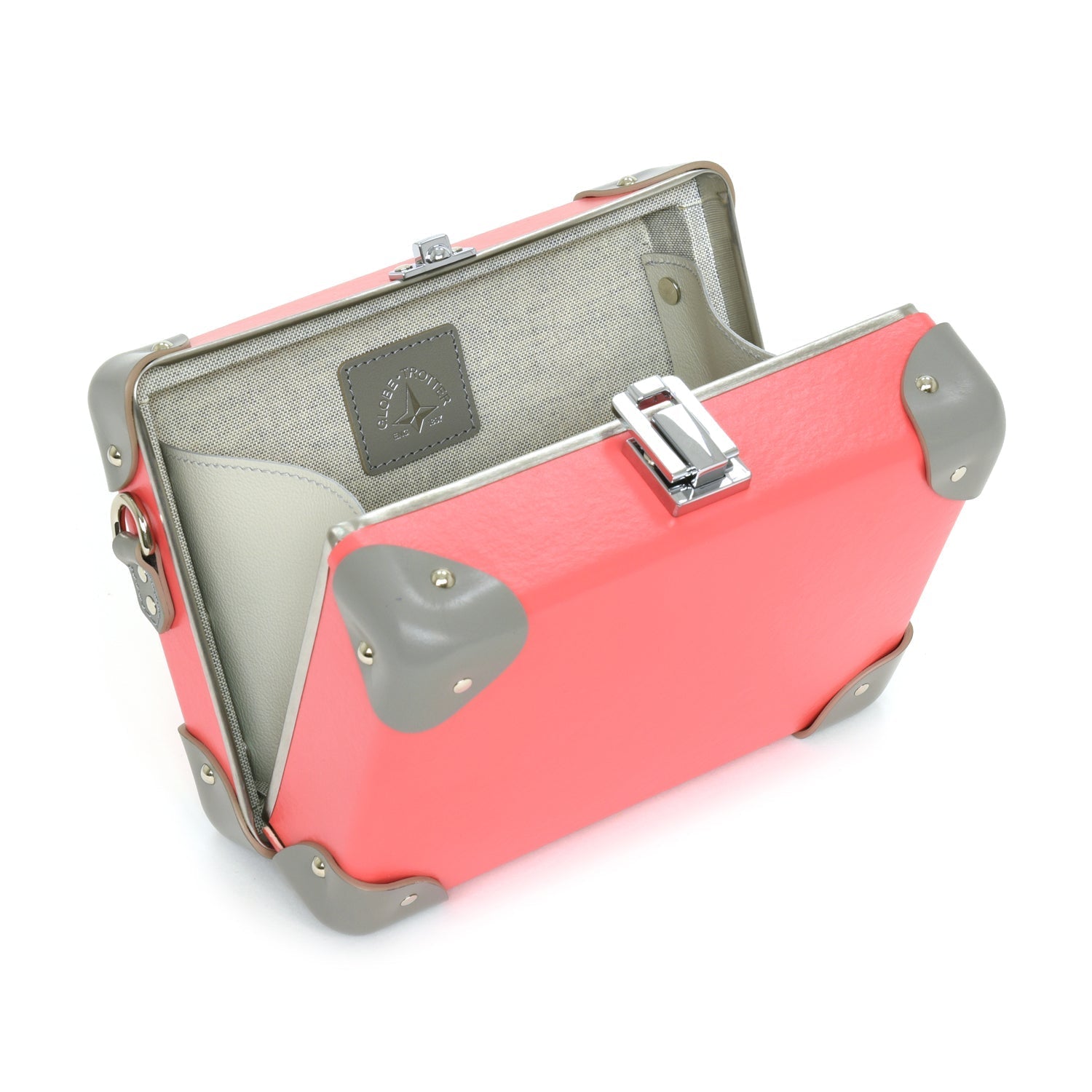 Pop · Miniature Case | Flamingo/Steel - GLOBE-TROTTER