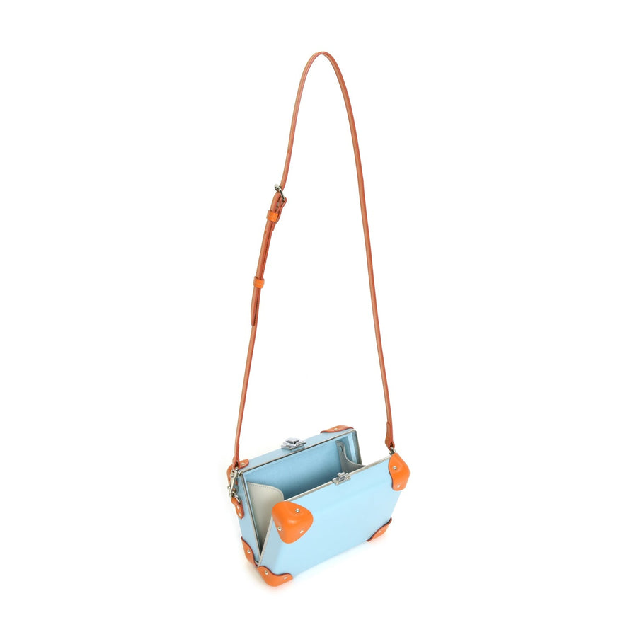 Centenary · Miniature Case | Pastel Blue/Pumpkin/Chrome – first image