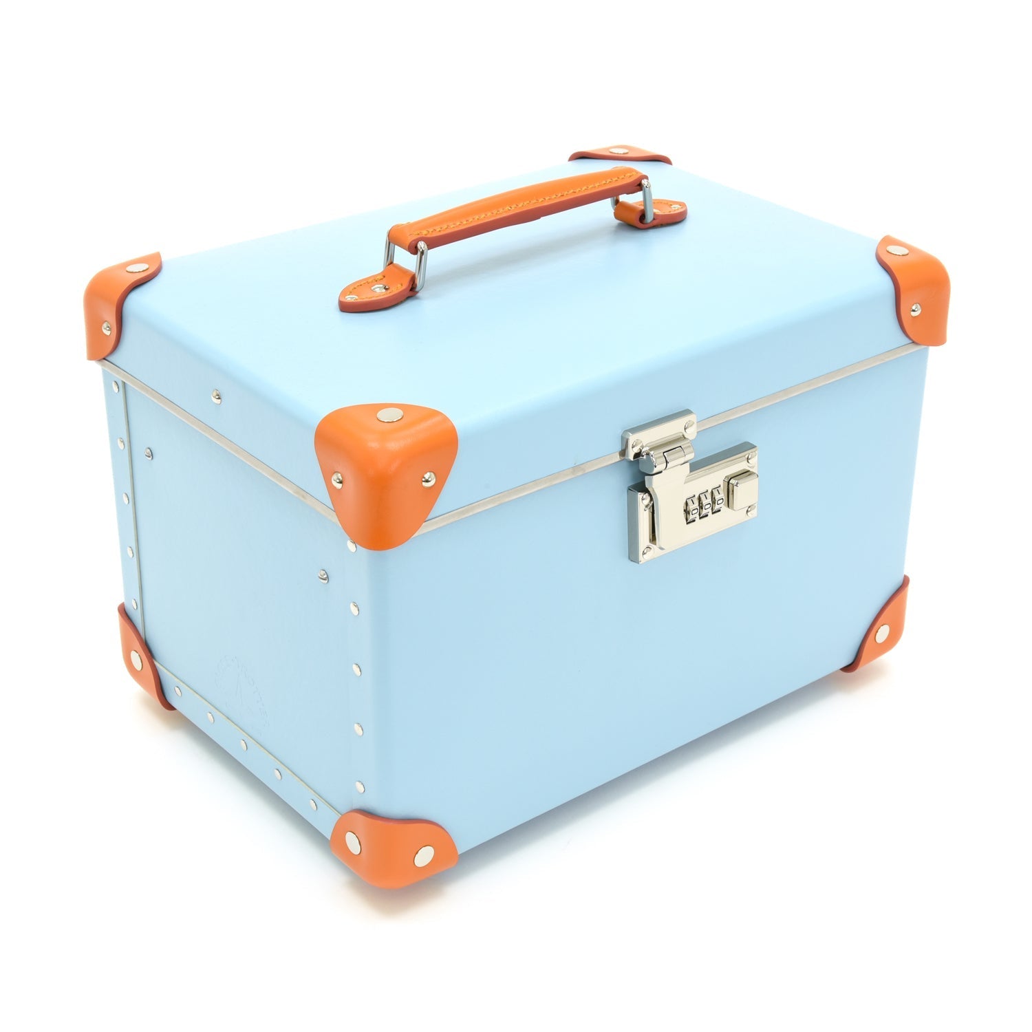 Pop · Vanity Case | Pastel Blue/Pumpkin - GLOBE-TROTTER