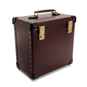 Home Collection · Vinyl Record Case | Oxblood/Black/Gold