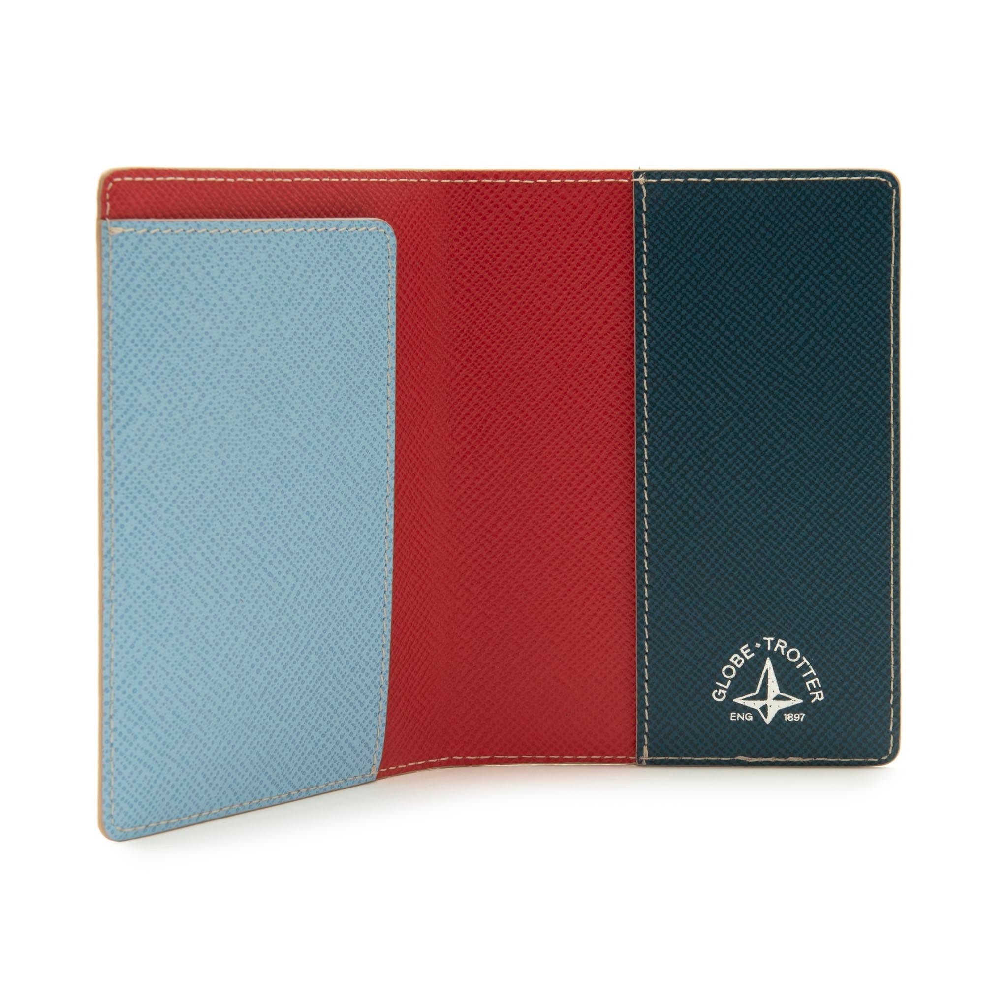 Jet · Passport Sleeve | Red/Baby Blue/Teal