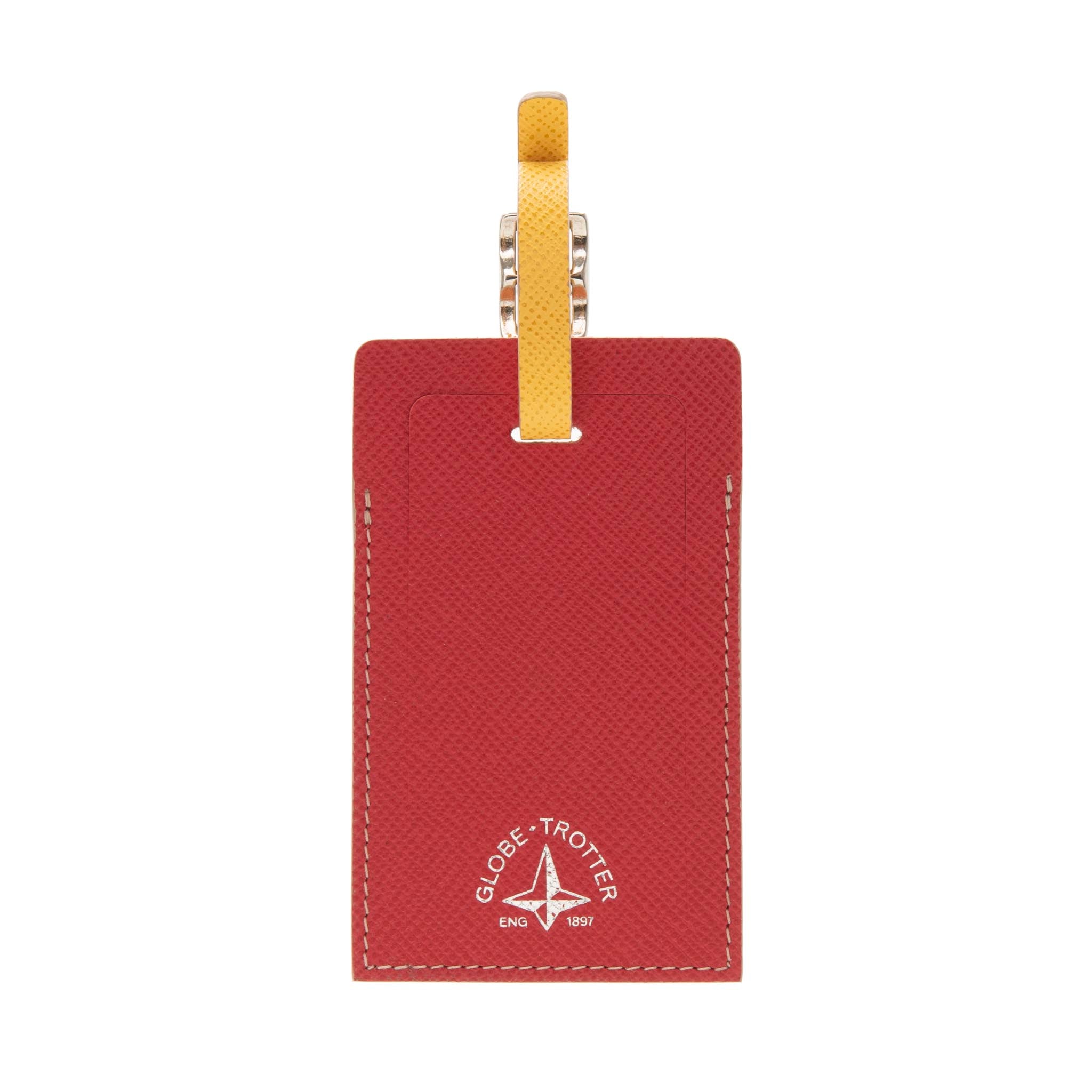 Jet · Luggage Tag | Red/Orange/Chrome