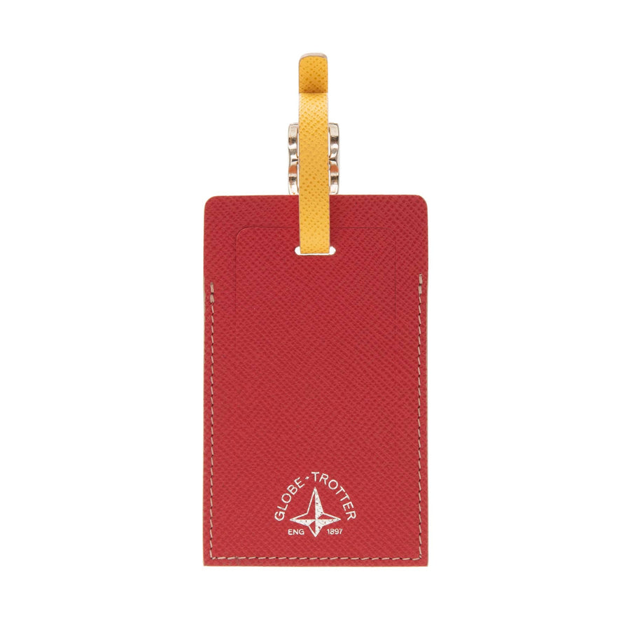 Jet · Luggage Tag | Red/Orange/Chrome – first image