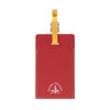 Jet · Luggage Tag | Red/Orange/Chrome