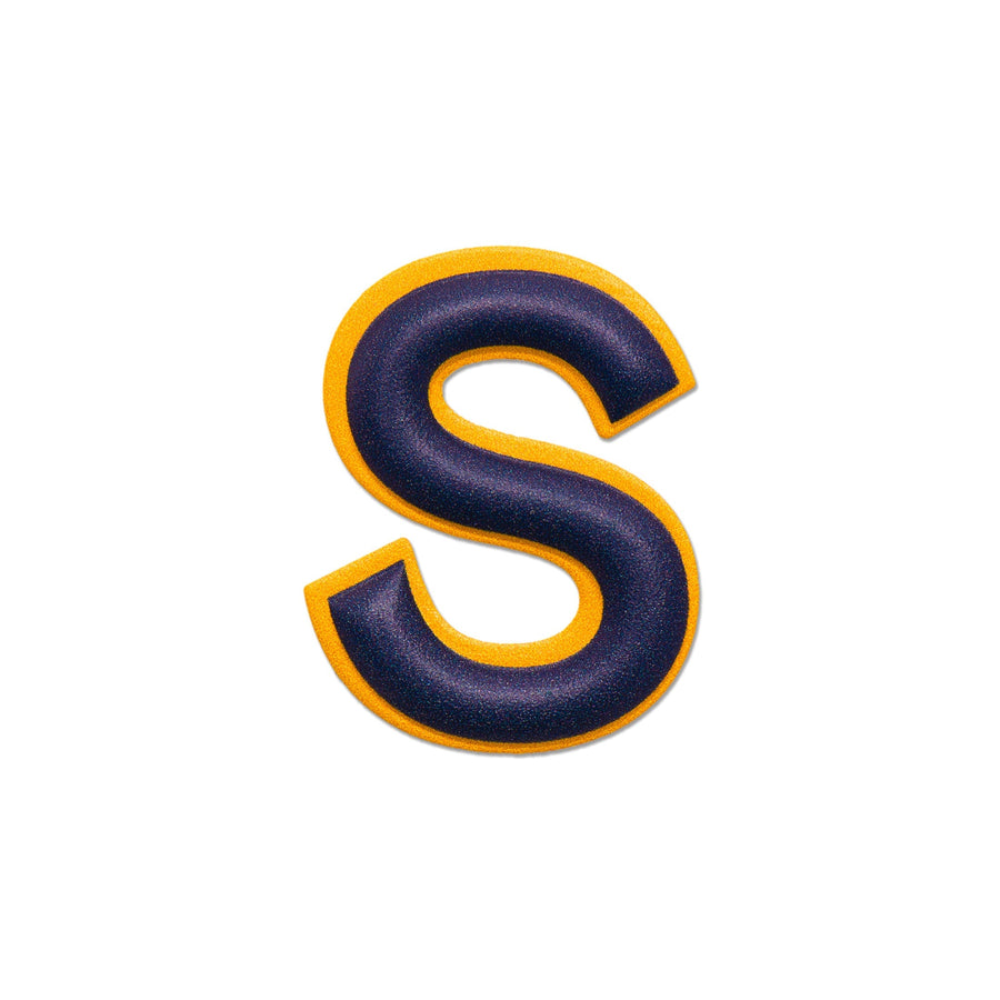 Alphabet · Leather Sticker | Yellow/Dark Blue | S – first image