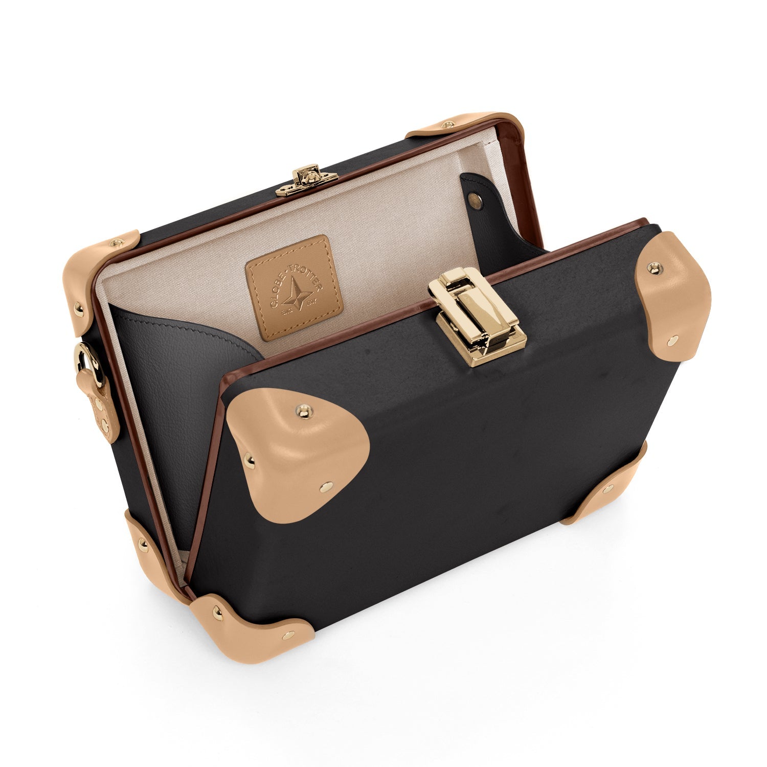 Safari · Miniature Case | Brown/Natural - GLOBE-TROTTER