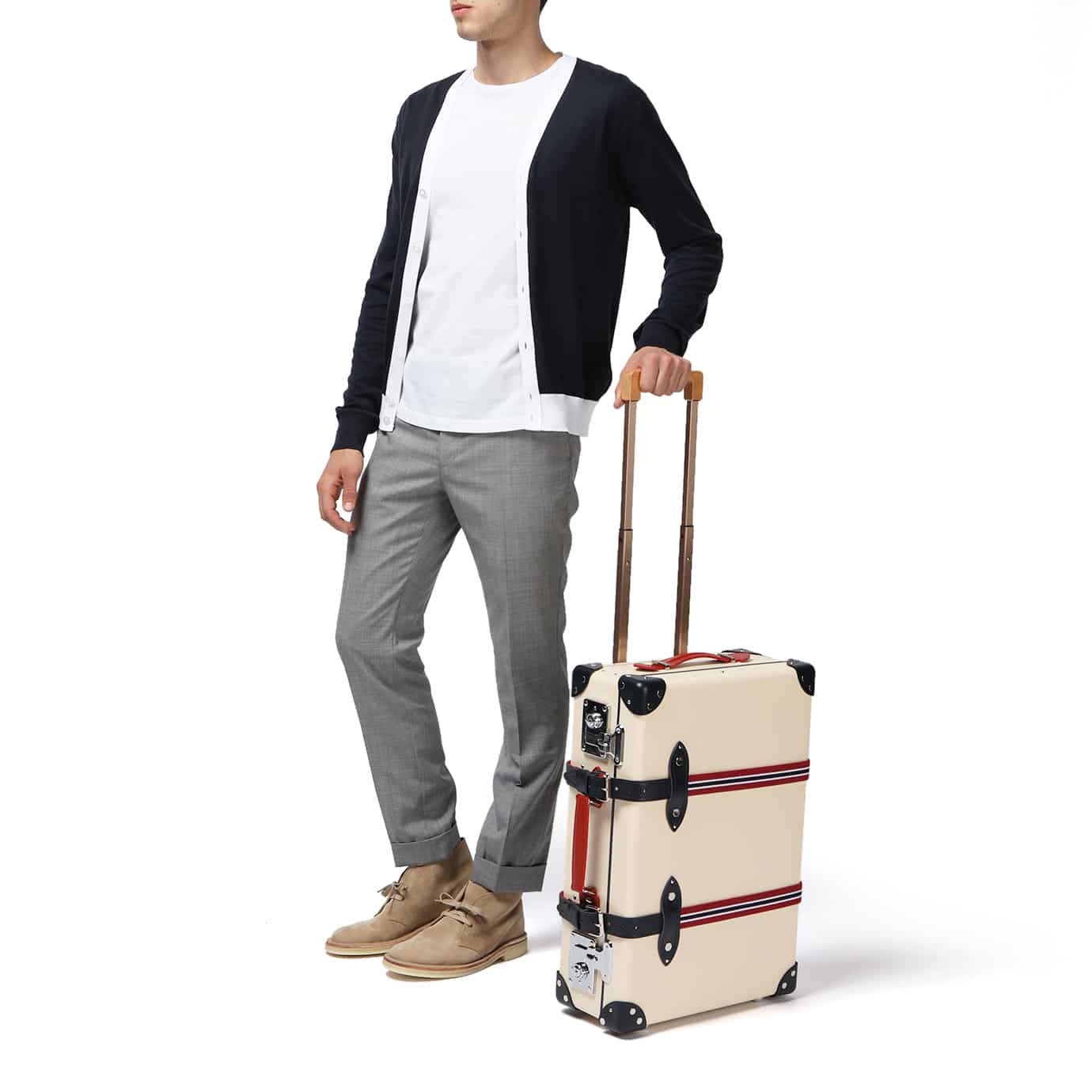 St. Moritz · Carry-On | Ivory/Navy - GLOBE-TROTTER