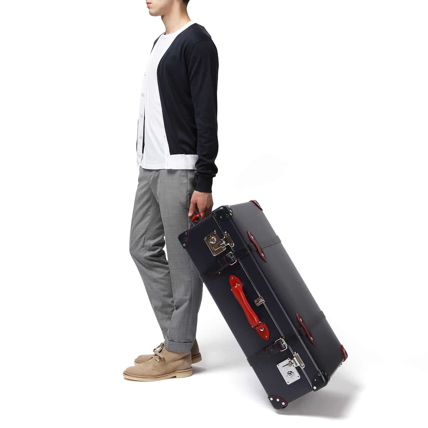 St. Moritz · Large Suitcase | Navy/Navy - GLOBE-TROTTER