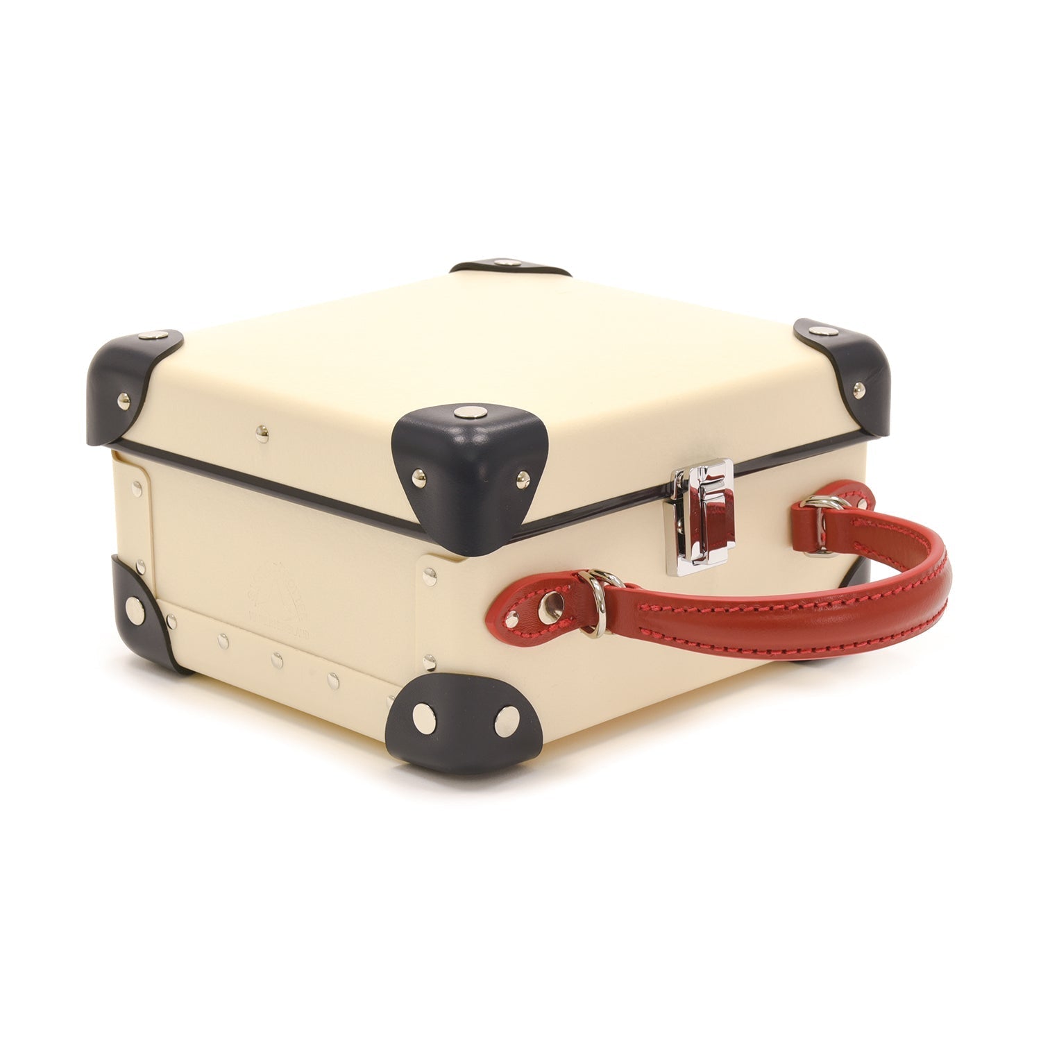 St. Moritz · London Square | Ivory/Navy & Red - GLOBE-TROTTER