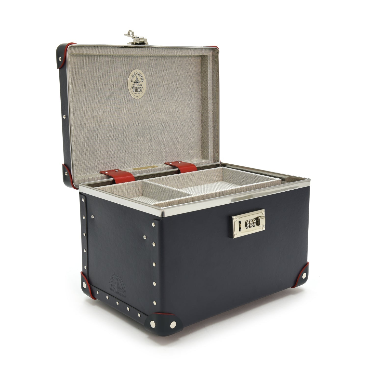 St. Moritz · Vanity Case | Navy/Navy - GLOBE-TROTTER