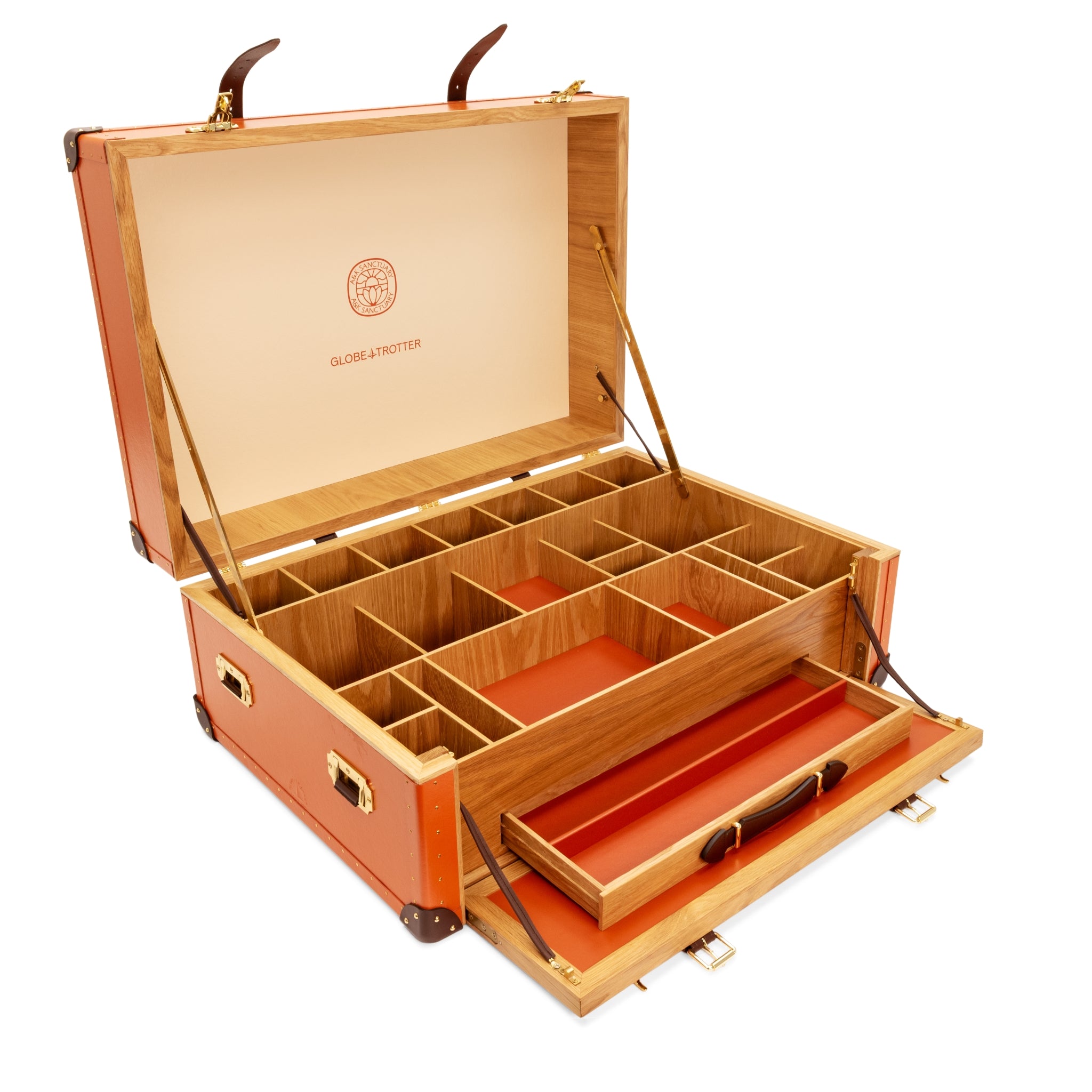 Abercrombie & Kent · The Sundower Trunk | Marmalade/Brown/Gold